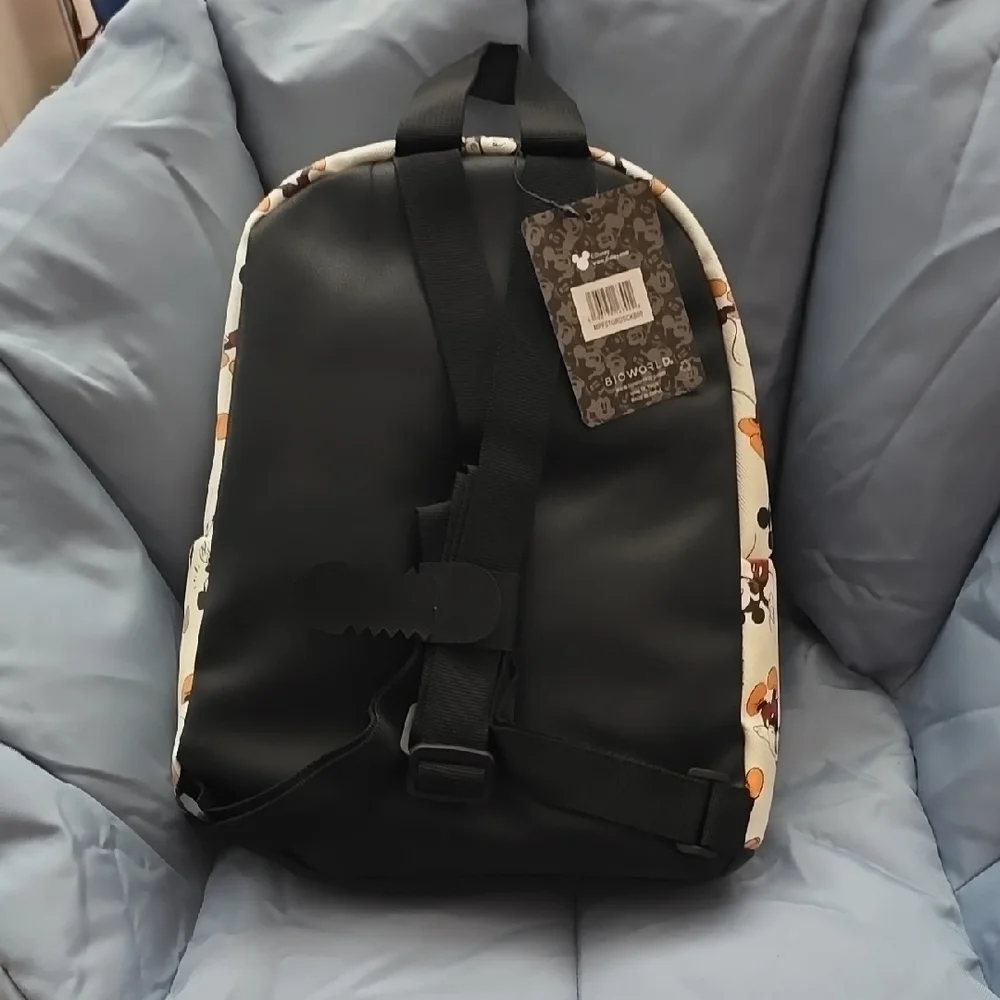 Mickey Mouse Patterned Backpack - Picture 2 of 3